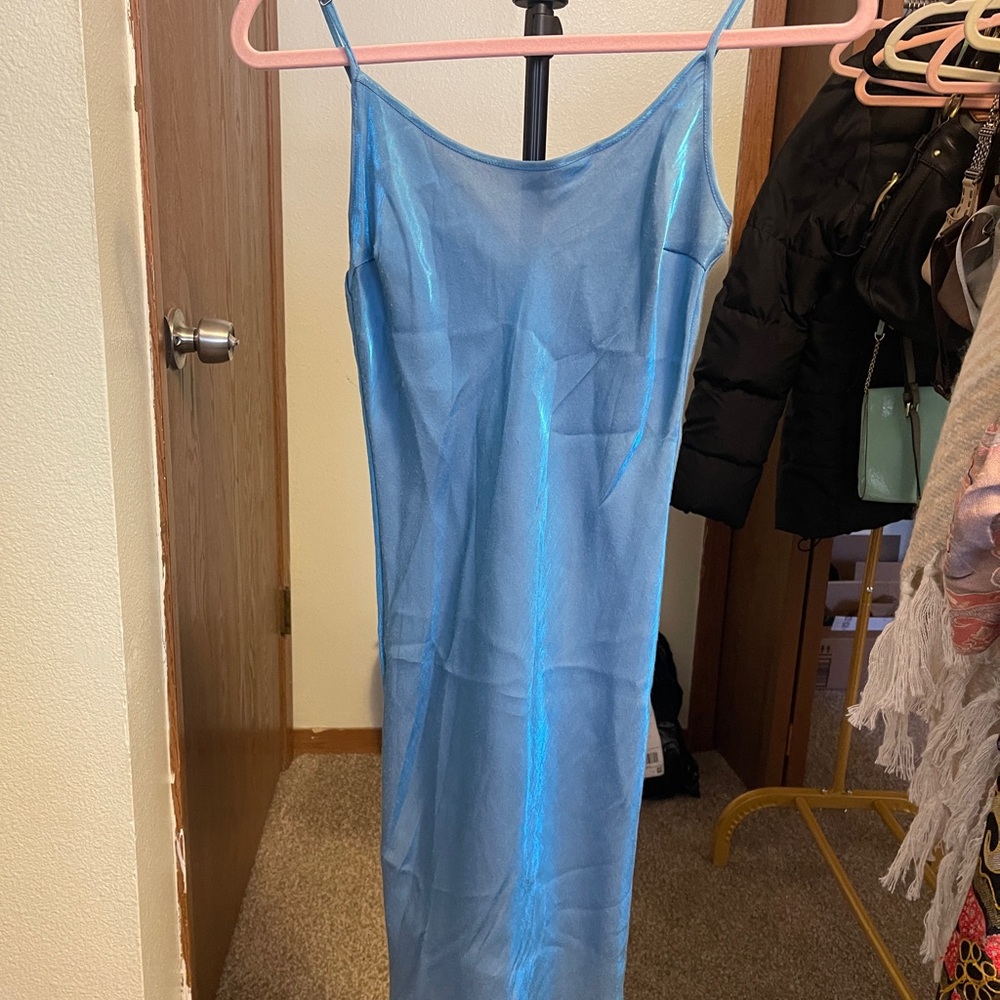 NWT Walker Satin Mini Dress- M- needii